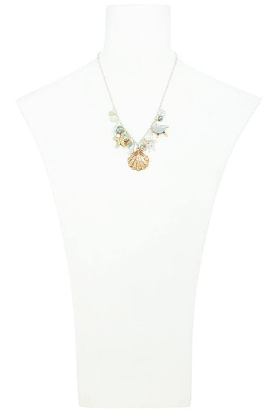 Oversize starfish station necklace set