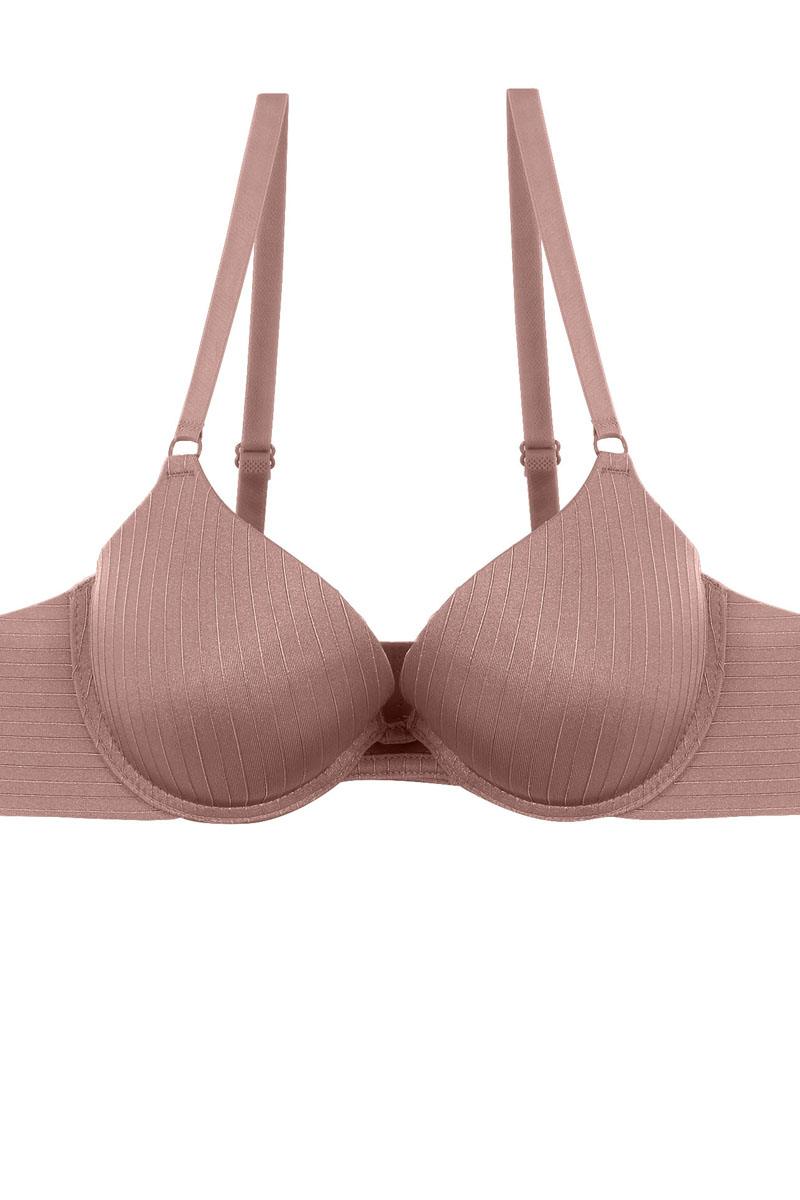 Ladies fashion plunge bra w/underwire