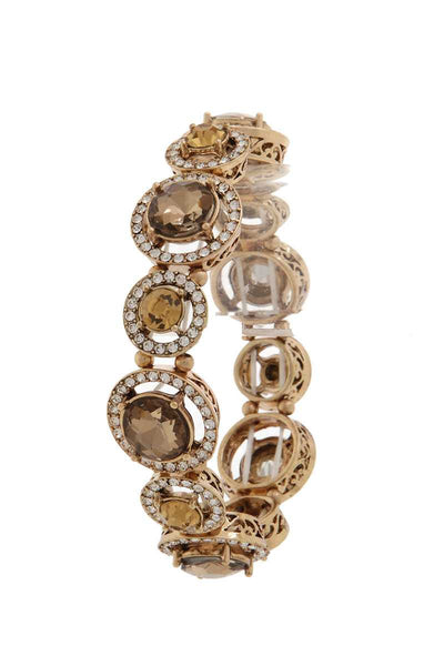 Rhinestone stretch bracelet