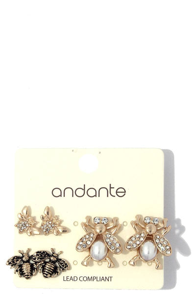 Insect earring set