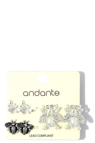 Insect earring set