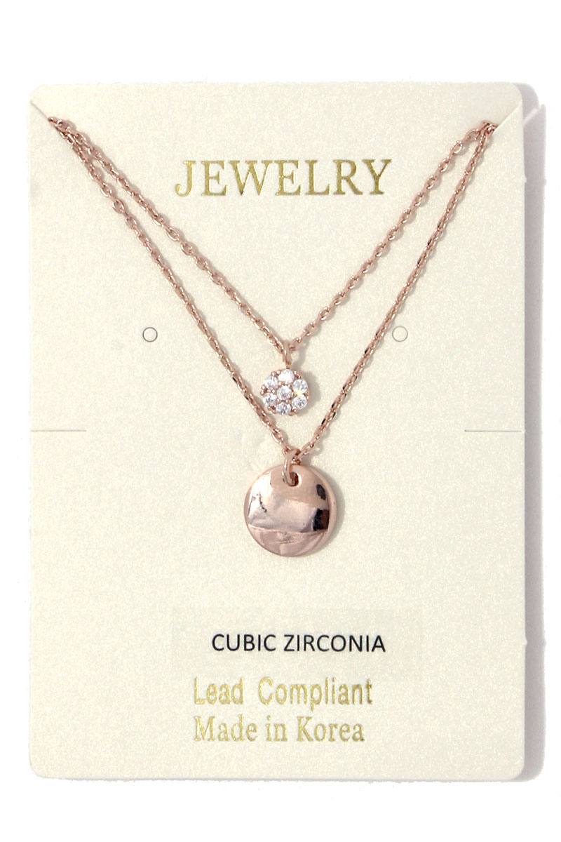 Multi layered necklace