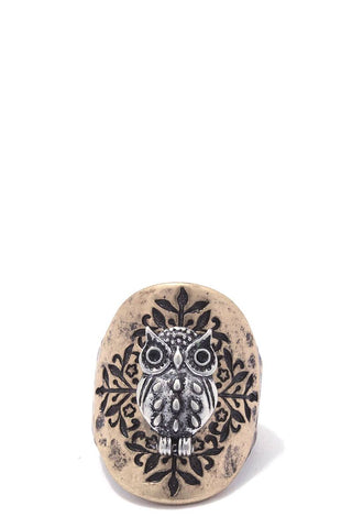 Owl stretch ring