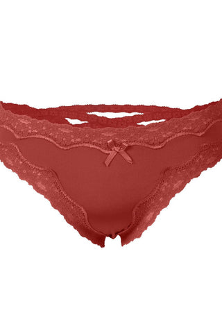 Sheer & super caged lace back bikini