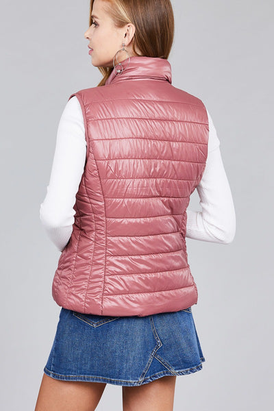 Quilted padding vest