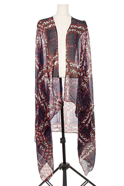 Animal print scarf