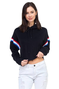 Crop hood shirts