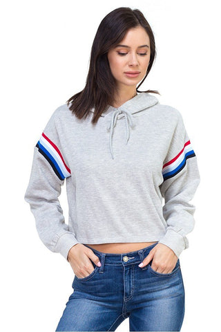 Crop hood shirts