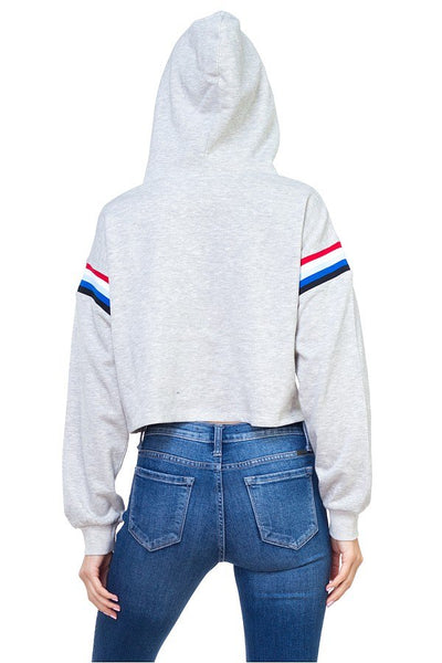 Crop hood shirts