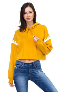 Crop hood shirts
