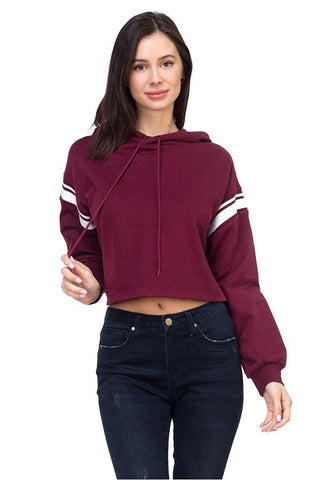 Crop hood shirts