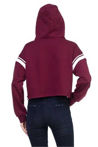 Crop hood shirts