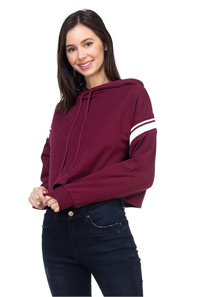 Crop hood shirts