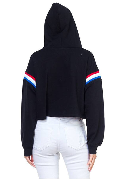 Crop hood shirts