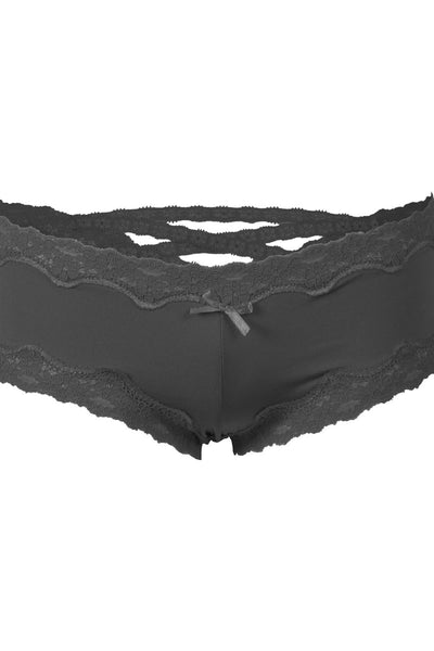 Sheer & super caged lace back bikini