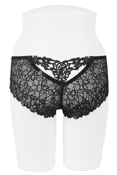 Embroidery cage hi waist bikini