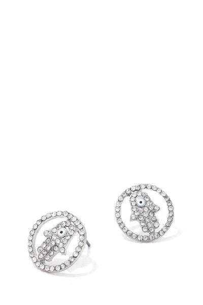 Hamsa Hand Stud Earring