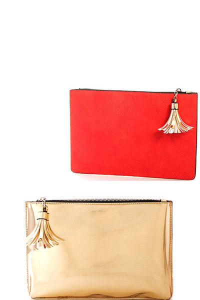 Princess Re Flexion Two Color Clutch Bag