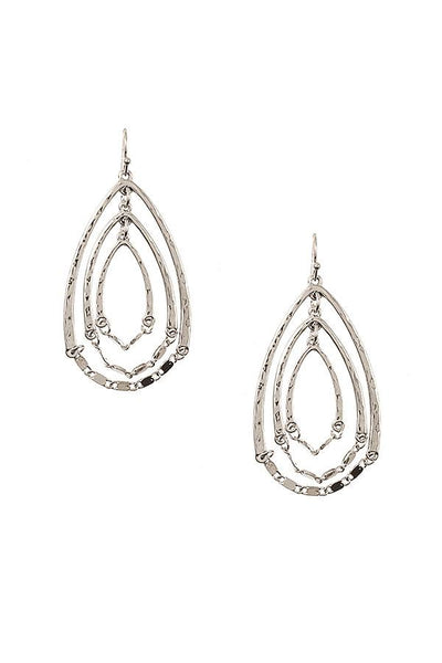Multi Teardrop Dangle Earring