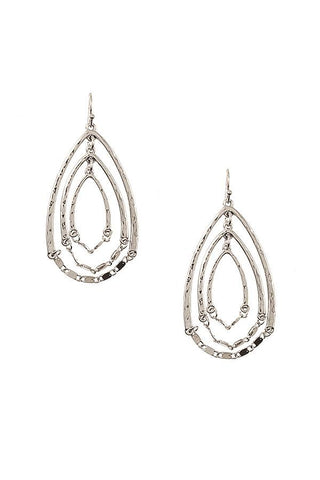 Multi Teardrop Dangle Earring