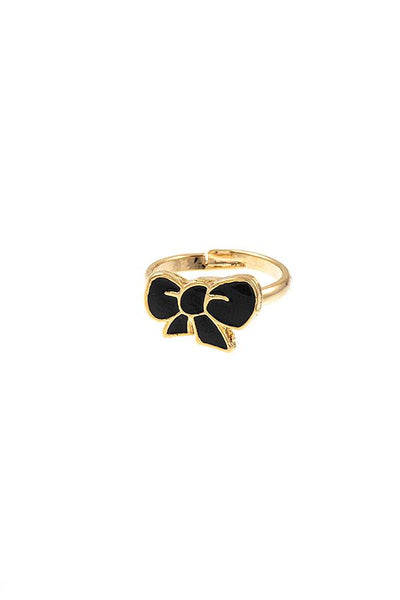 Dainty Bow Mid Ring