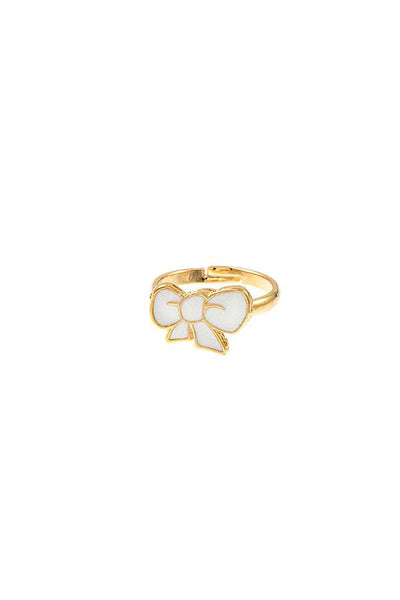 Dainty Bow Mid Ring