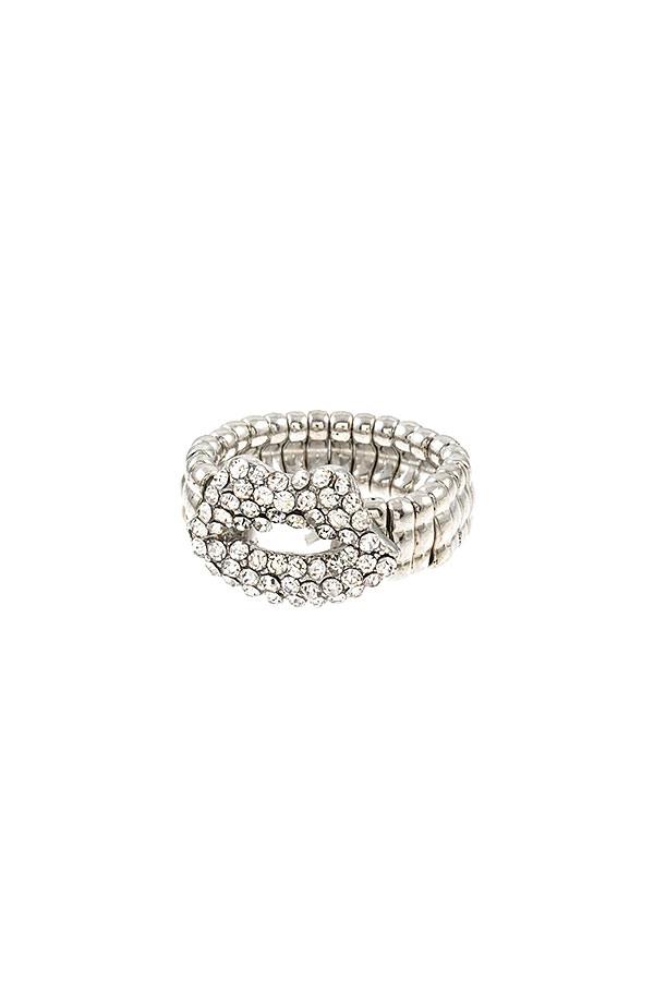 Rhinestone Lip Stretch Ring