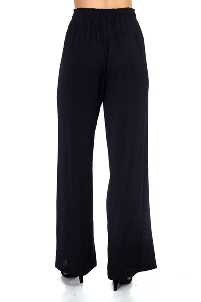 Belted Wide Leg Pants