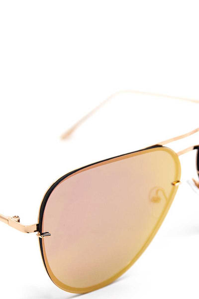 Fashion Pink Purple Aviator Sunglasses