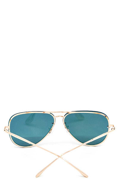 Fashion Pink Purple Aviator Sunglasses