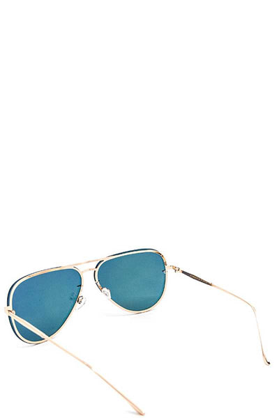 Fashion Pink Purple Aviator Sunglasses