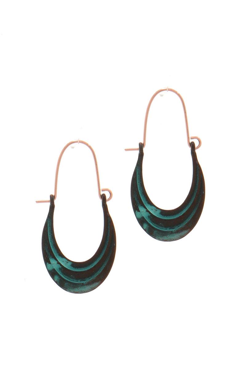 Metal Drop Earring