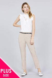 Classic Woven Pants W/belt