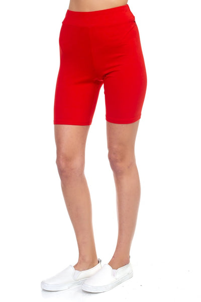 Stripe Band Top & Biker Shorts Set