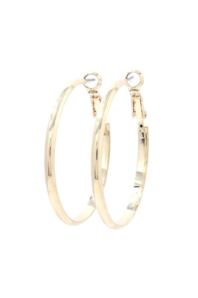 Metal Hoop Earring