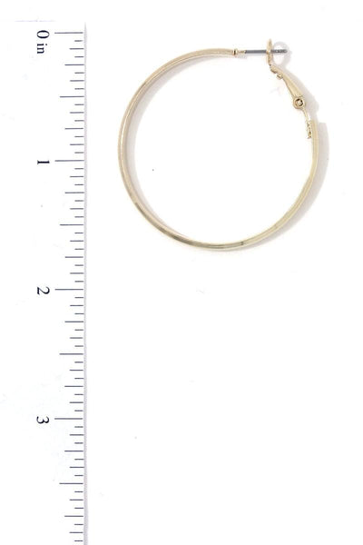 Metal Hoop Earring