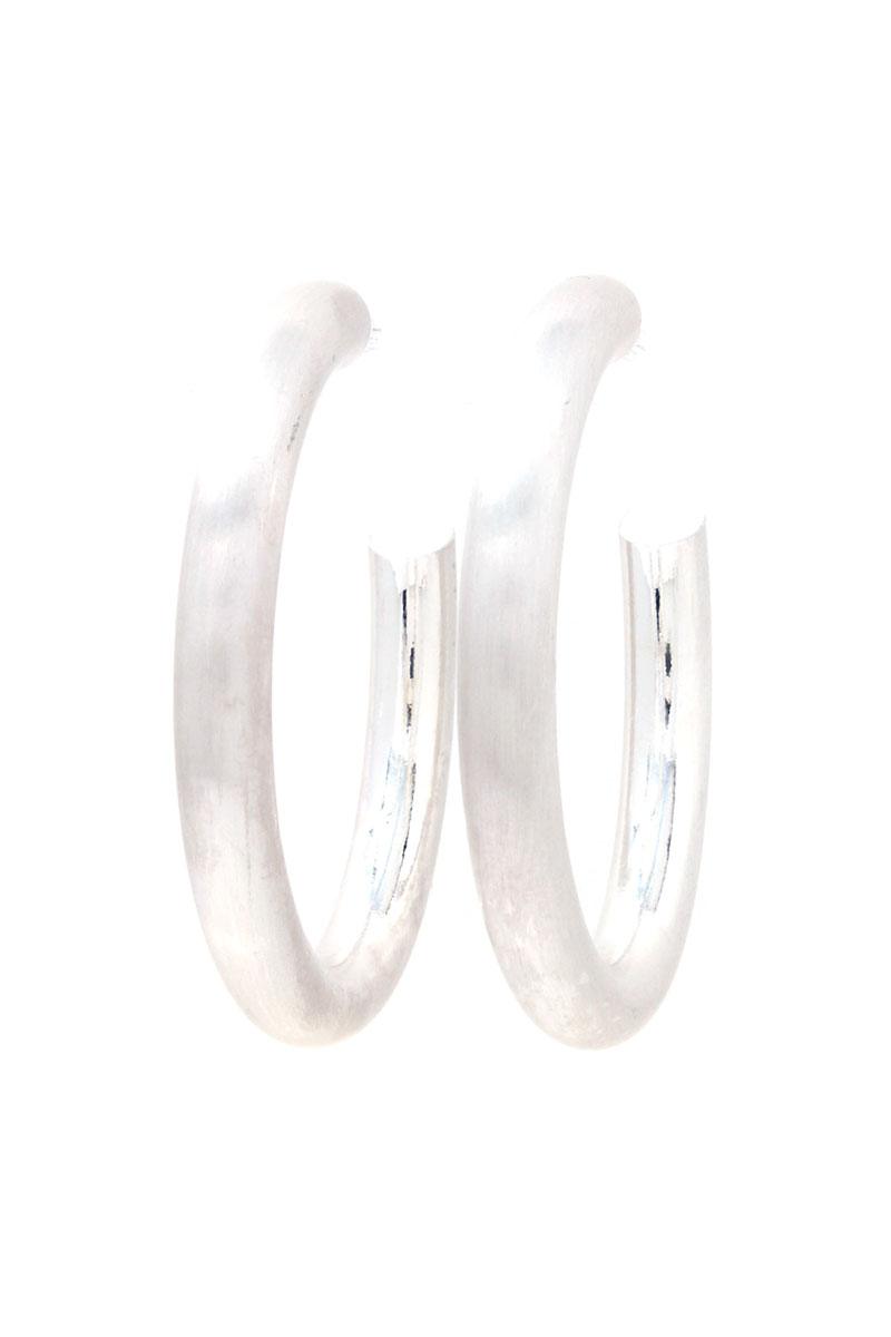Metal Open Hoop Earring