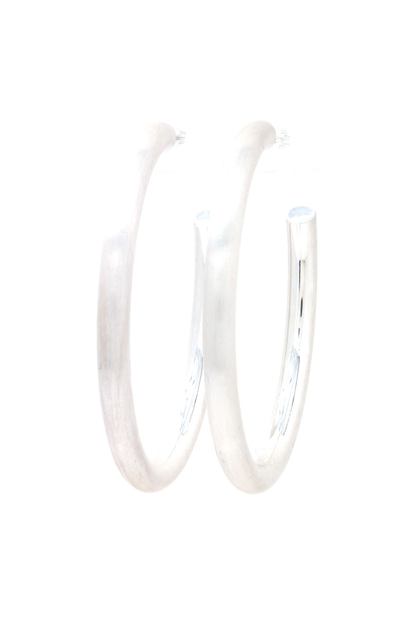 Metal Open Hoop Earring