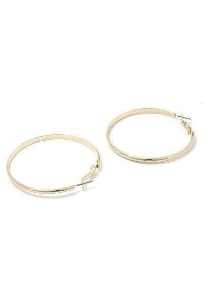Metal Hoop Earring