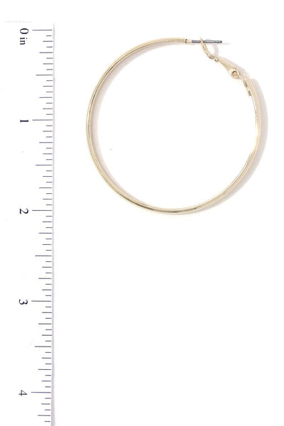 Metal Hoop Earring