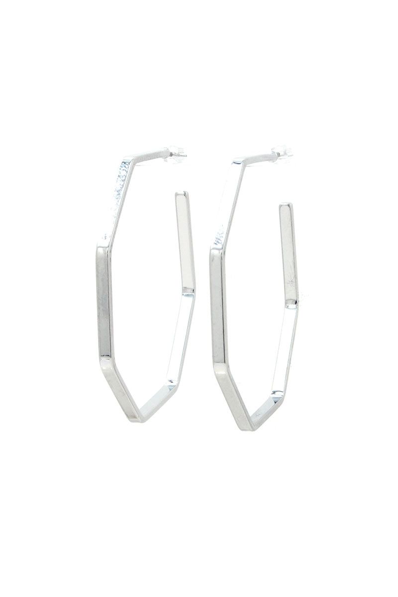 Metal Open Hoop Earring
