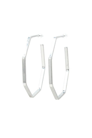 Metal Open Hoop Earring