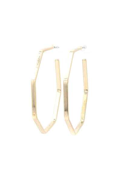 Metal Open Hoop Earring