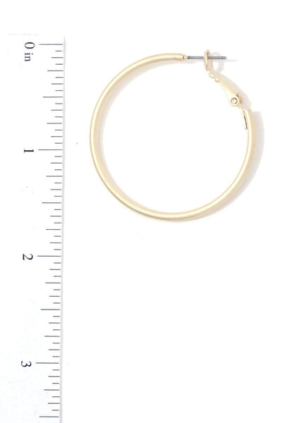 Metal Hoop Earring