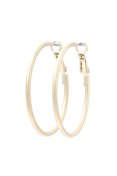 Metal Hoop Earring