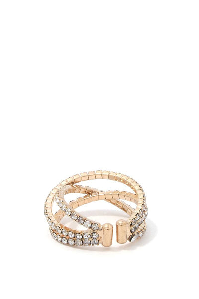 Loop Rhinestone Ring