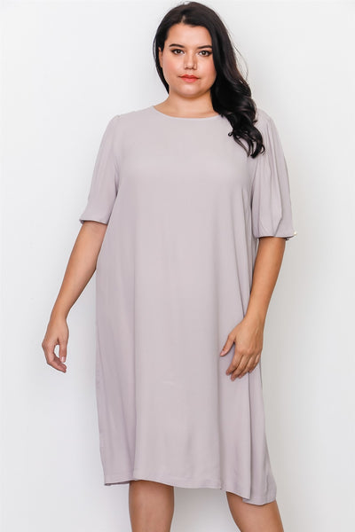 Plus Size Contemporary Midi Dress