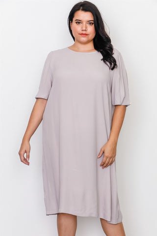 Plus Size Contemporary Midi Dress