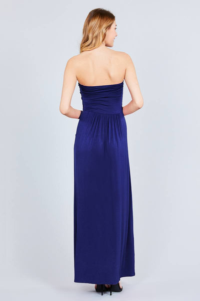 Rayon Modal Spandex Tube Top Maxi Dress