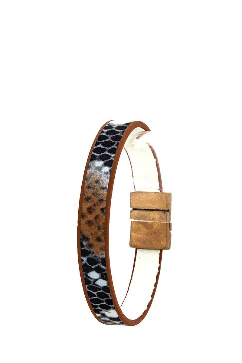 Modern Stylish Snake Pattern Bracelet